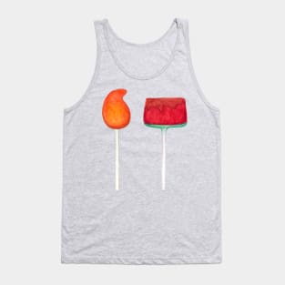 Fun watercolor Mexican Paletas Tank Top